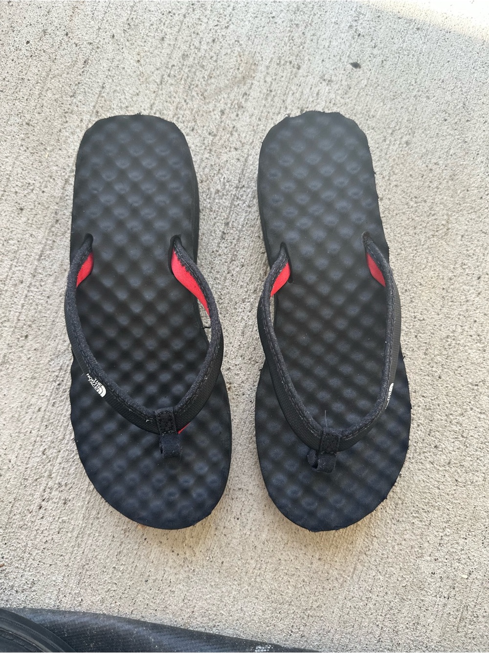 The north face platform sandals size 7